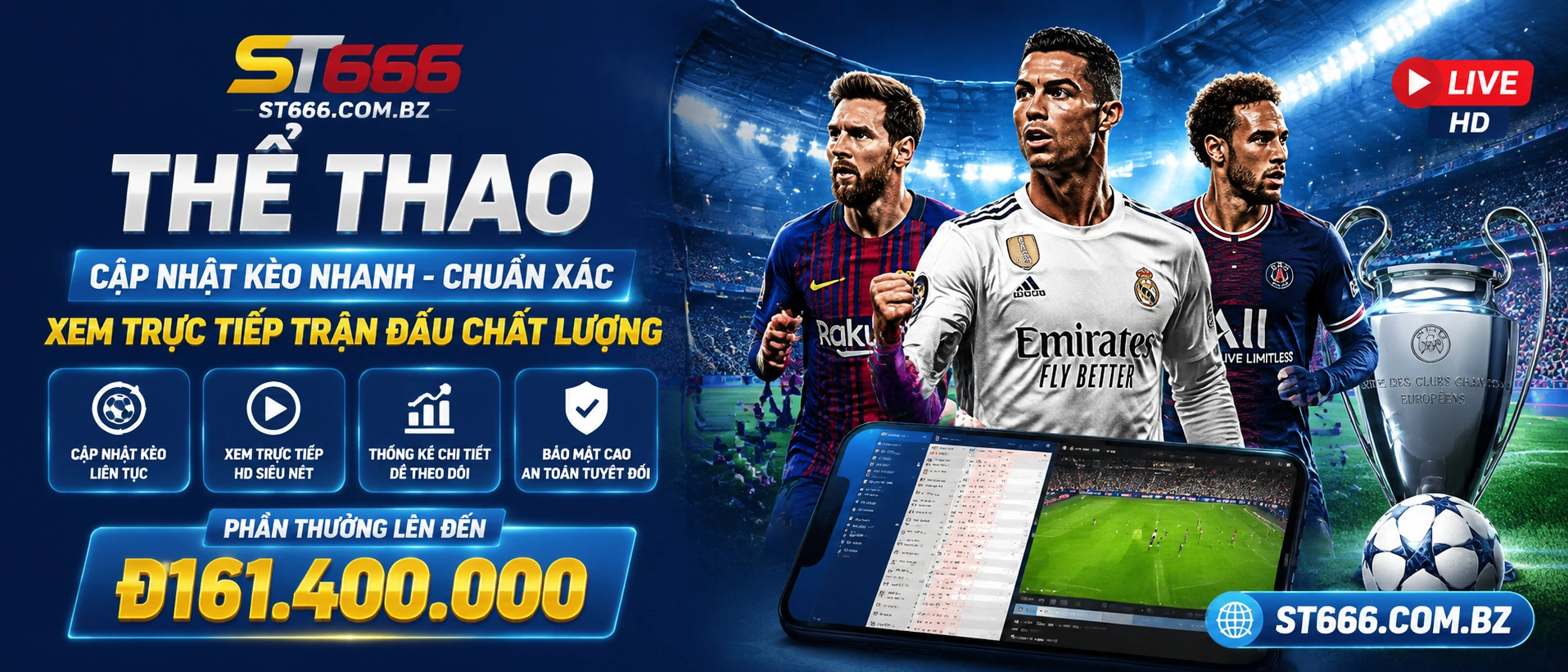 ST666 hỗ trợ người chơi trên di động